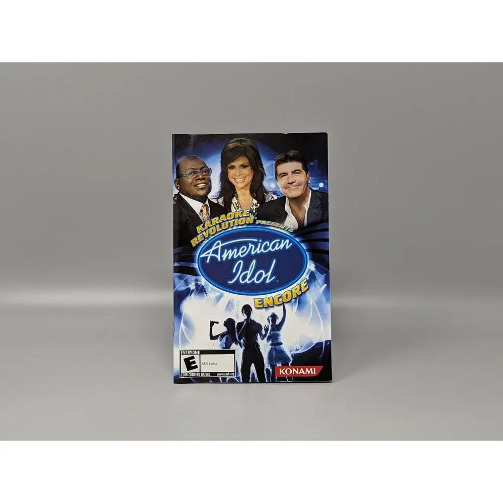 Karaoke Revolution American Idol PS2 PlayStation 2 Replacement Case & Manual